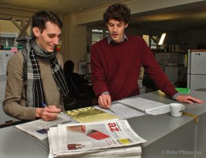 Mattias Greuter (links) und Marlon Rusch. Foto: Peter Pfister