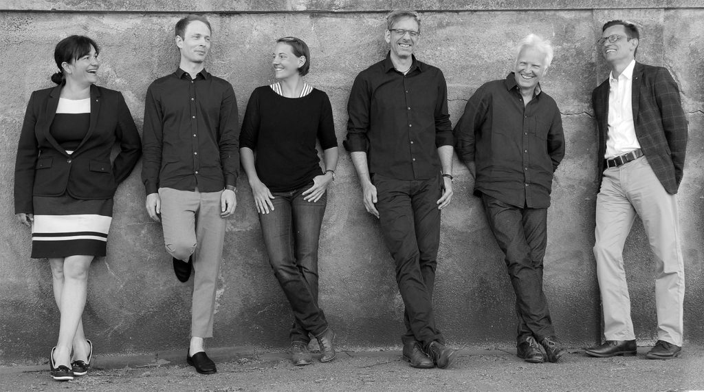Der Legeno-Vorstand: Britta Schmid, Lukas Somm, Catherine Blum, Roger Eifler, Roland Hofer, Thomas Wetter (v.l.)