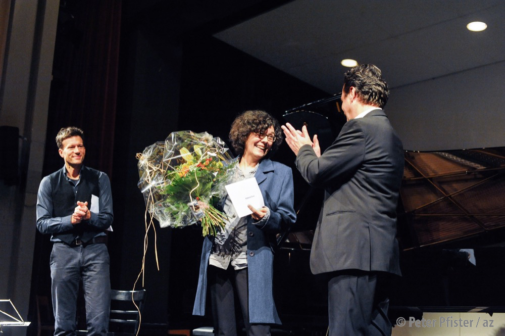 2013 wurde Katharina Furrer mit dem Werner-Amsler-Kulturpreis geehrt. Für gewöhnlich wirkt sie hinter der Bühne.