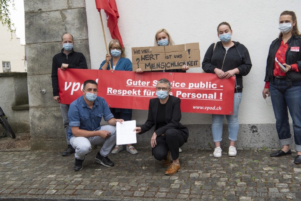 Volksmotion für bessere Bedingungen: 121 Unterschriften wurden übergeben.