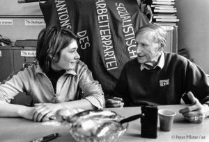 Livia Munz im Gespräch mit Heini Schweizer, Februar 2004.