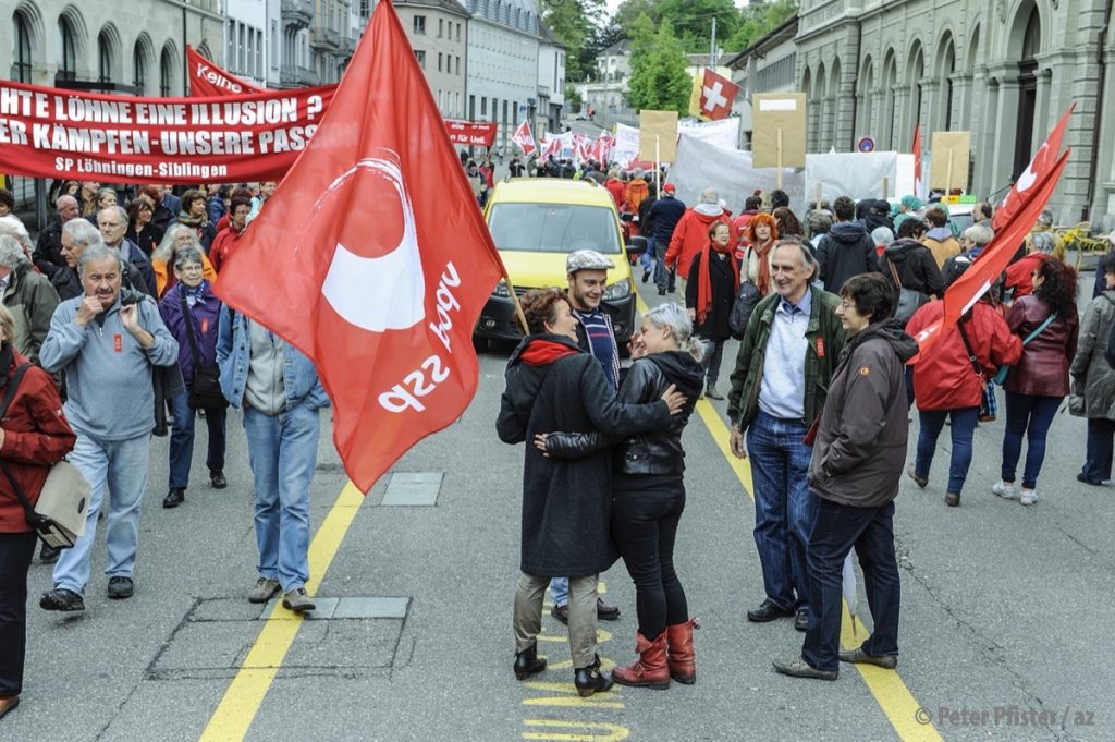 Soll nicht mehr stattfinden dürfen: Der «Kontermarsch», hier am 1. Mai 2012