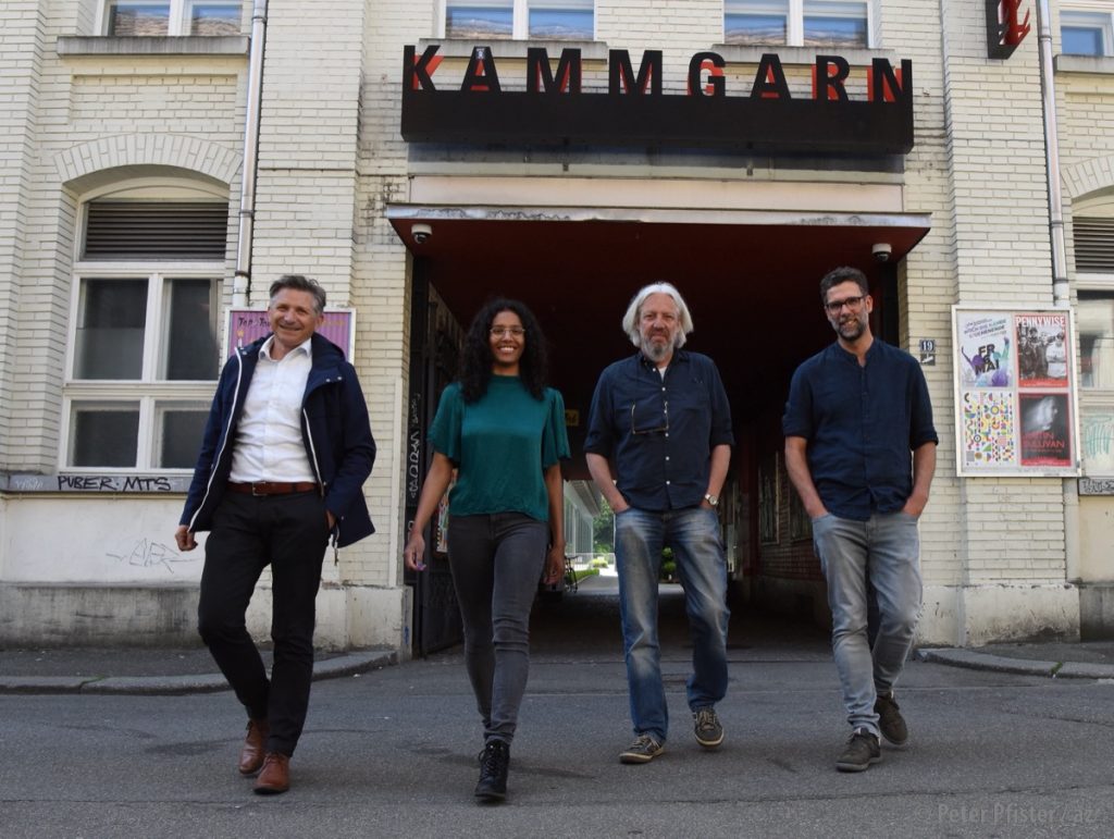 Das Kulturbündnis um Lukas Ottiger, Mayowa Alaye, Hausi Naef und Andi Kunz (v. l.) will bald eine Volksinitiative lancieren.
