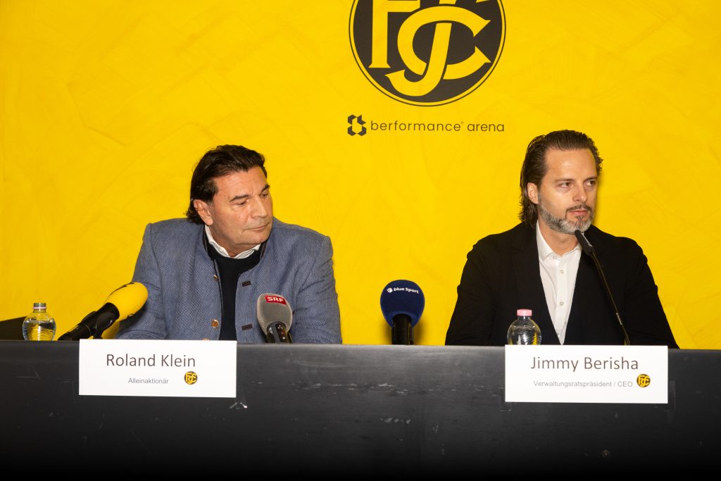 Jimmy Berisha (rechts) hat eine Menge Altlasten von seinem Vorgänger Roland Klein übernommen. Foto: Robin Kohler