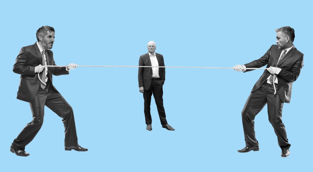 Zweikampf oder Dreikampf? Ob Minder mitmischen wird, ist noch nicht klar. Montage: Robin Kohler