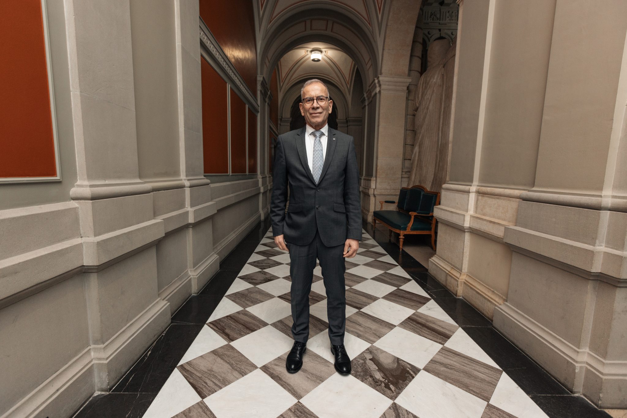 Hannes Germann im Bundeshaus. Foto: Robin Kohler