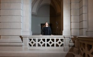 Nationalräting Linda De Ventura im Bundeshaus. © Robin Kohler