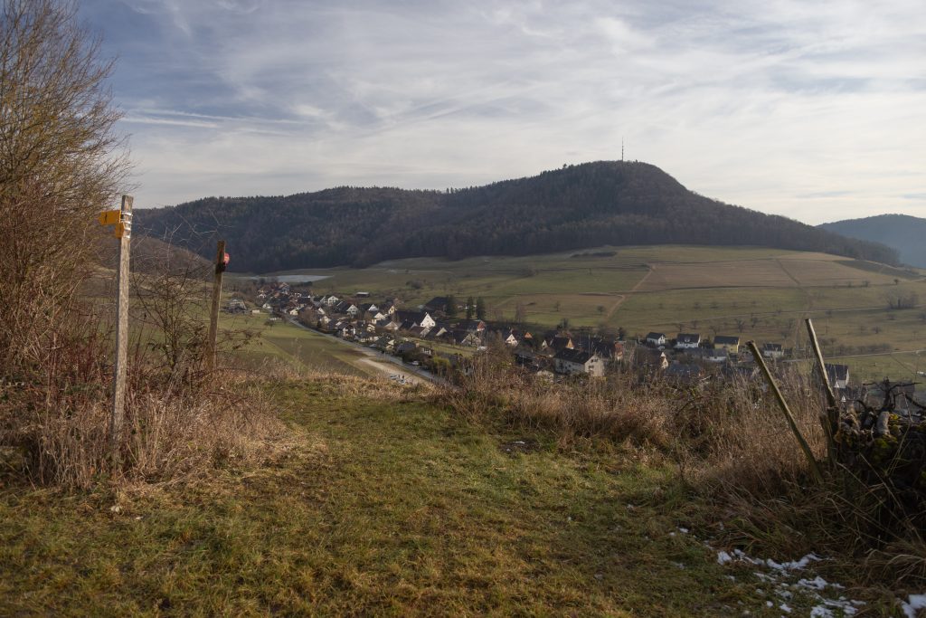 Schöne Aussichten: Blick vom Spitz in Richtung Osterfingen, lieblich wie immer.  Fotos: Robin Kohler
