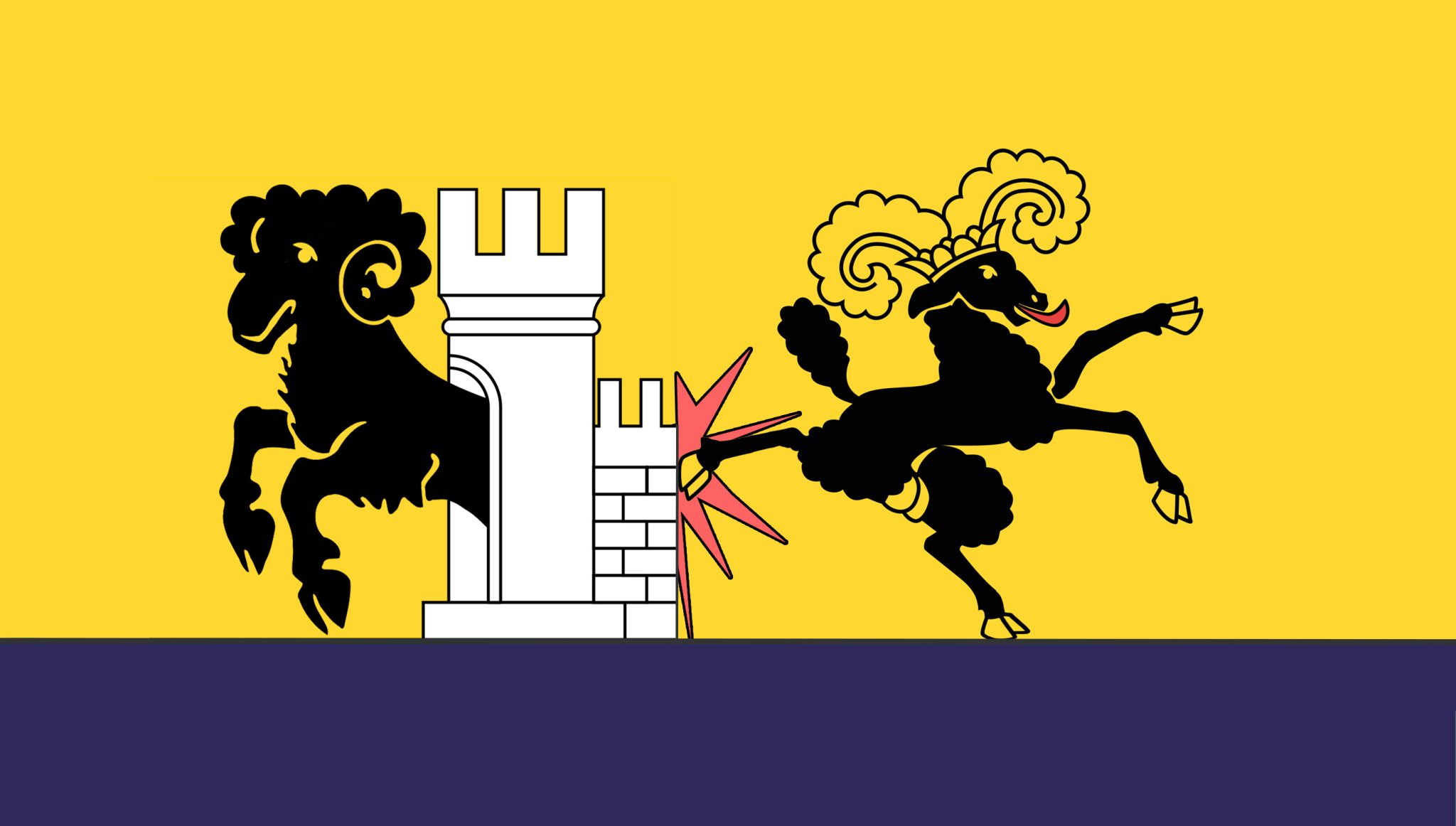 Der Kanton warf die Stadtpolizei aus der WG, bevor sie überhaupt eingezogen war.  Bildmontagen: Robin Kohler